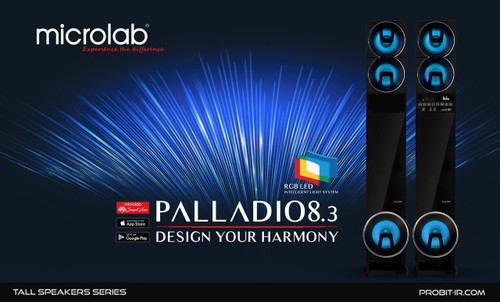 پخش کننده خانگی میکرولب مدل PALLADIO 8lll ا Microlab home player model PALLADIO 8lll
