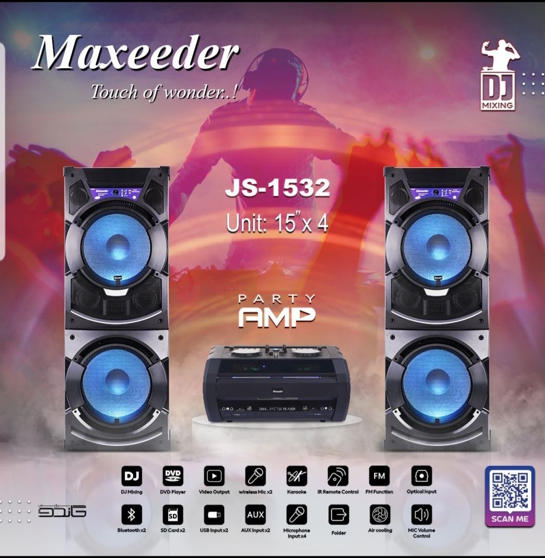 اسپیکر دی جی مکسیدر مدل MX-DJ2153 JS1532
